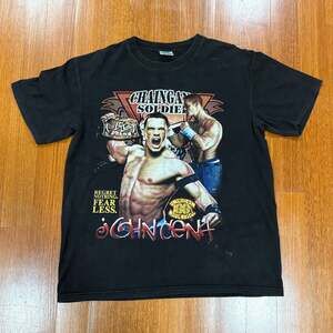Vintage 2000s WWE John Cena Thuganomics Chain Gang Soldier T-Shirt Sz XL Rare